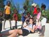 Bonita Cronje - meeting some of the local children